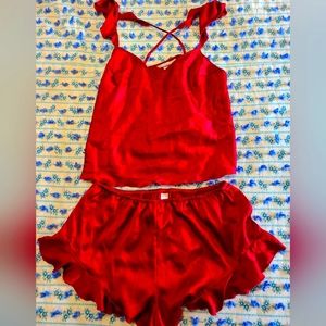 Victoria's Secret Silk Short and Tank Set